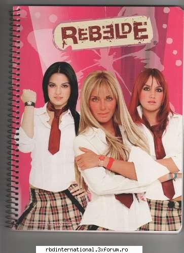 Obiecte RBD - caiet cu fetele - RBD