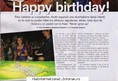 Poze de la ziua ei - Anahi4ever - Anahi