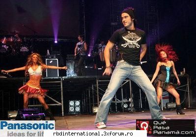 concert panama - dul,poncho si annie - Aparitii RBD