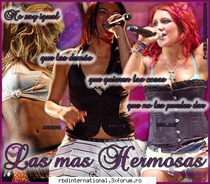 fetele rbd Moderatoare y traumada por Annie&Poncho